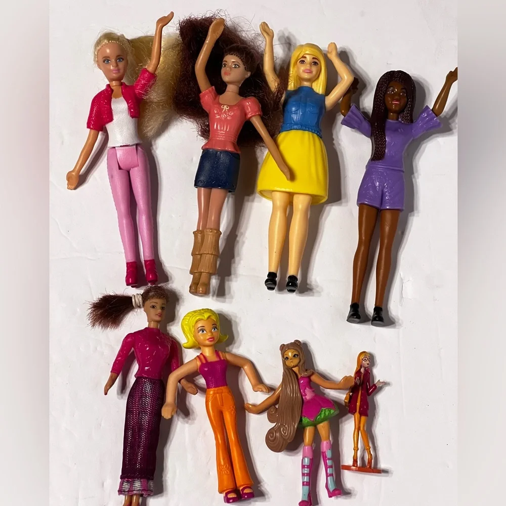 Barbie McDonald’s and Burger King Dolls Lot Of 7